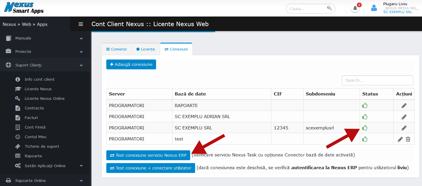 from now on fake Fitness Activare Conector baza de date Nexus ERP | Suport.NexusERP.ro