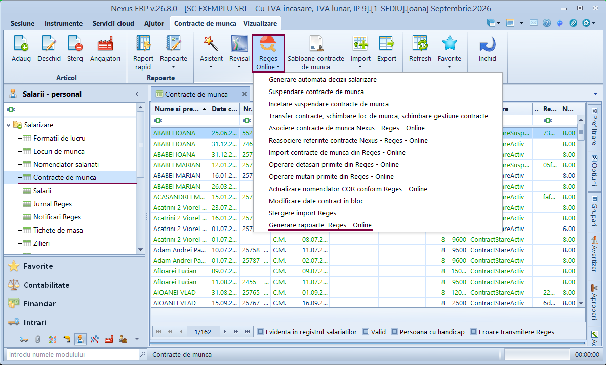 GenerareExtraseRegesOnline01